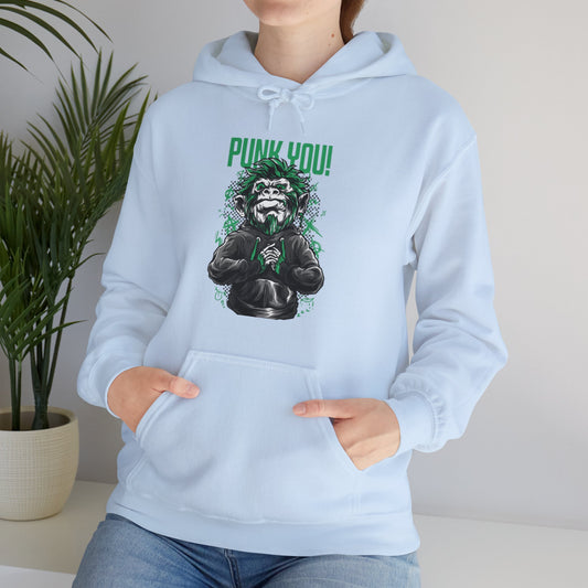 OMNI™ Punk Hipster Monkey Unisex Heavy Blend Hoodie