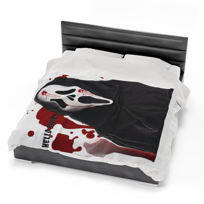 OMNI™ Ghostface Design Velveteen Plush Blanket