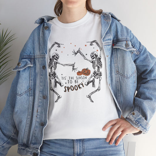 Tis The Season To Be Spooky Unisex Heavy Cotton T-Shirt
