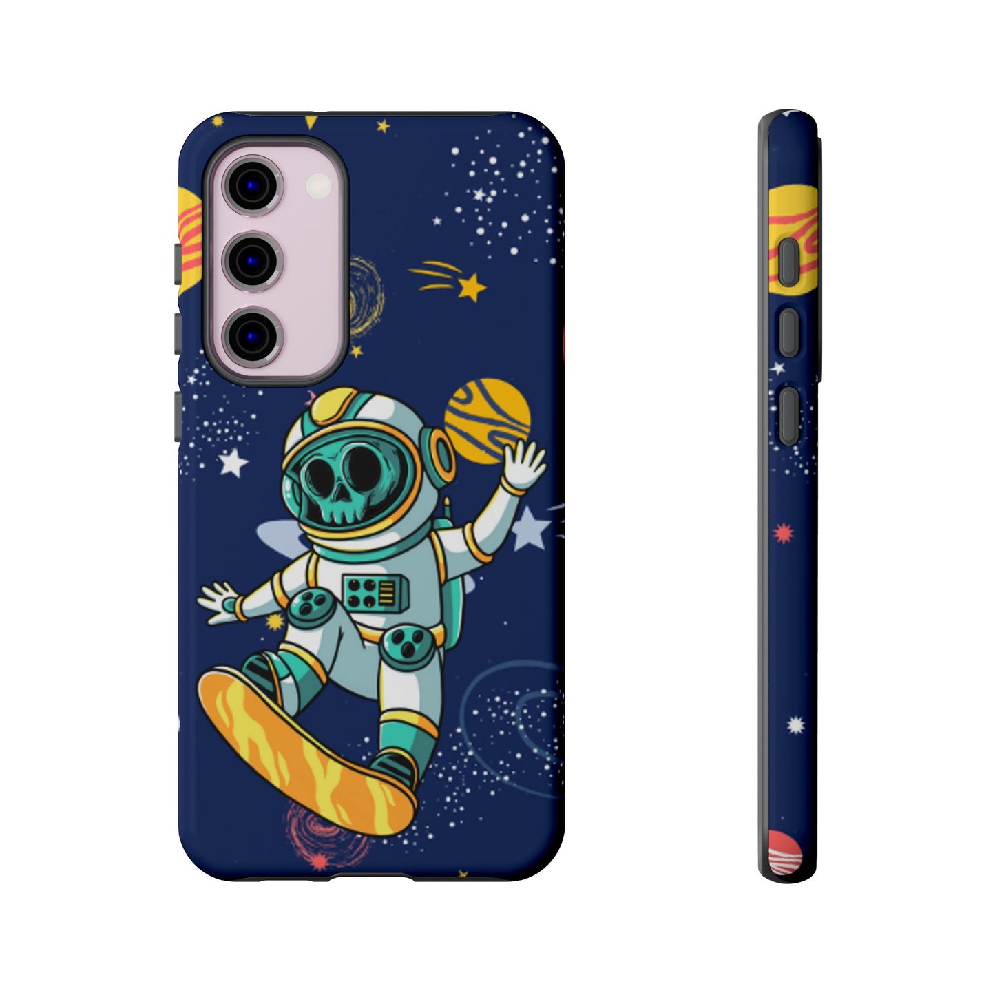 OMNI™ Skeleton Astronaut Space Surfer Double Layered Phone Case