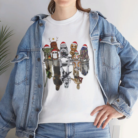 OMNI™ Star Wars Christmas Themed Unisex Heavy Cotton T-Shirts