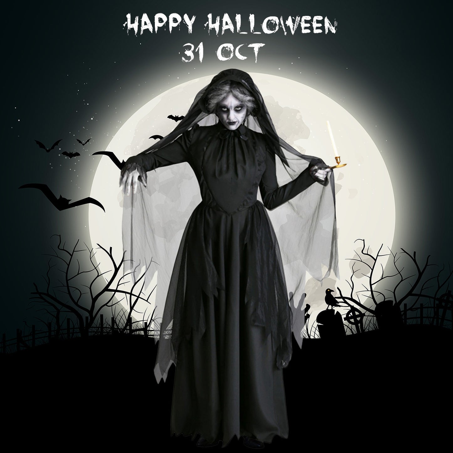 OMNI™ Dark Bride Women's Halloween Costume