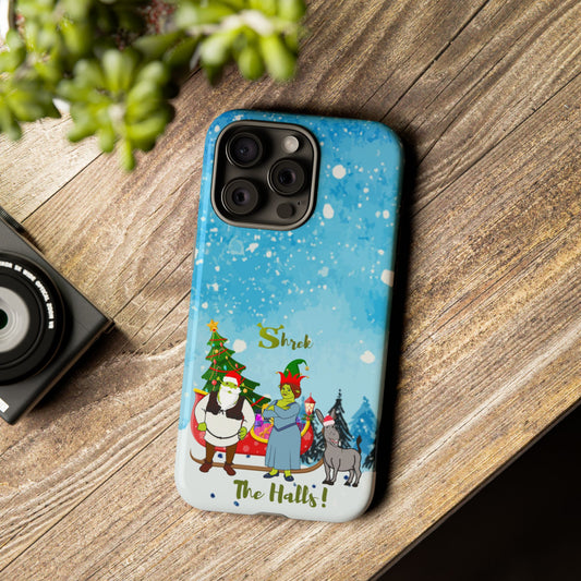 OMNI™ Shrek The Halls! (Shrek Trio: Shrek, Fiona and Donkey) Christmas Themed Phone Cases