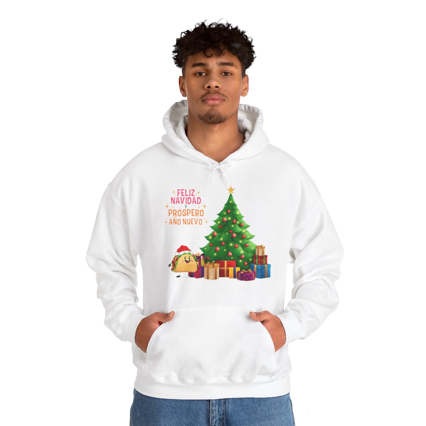 OMNI™ Taco Santa Christmas Holiday Themed Unisex Hoodie