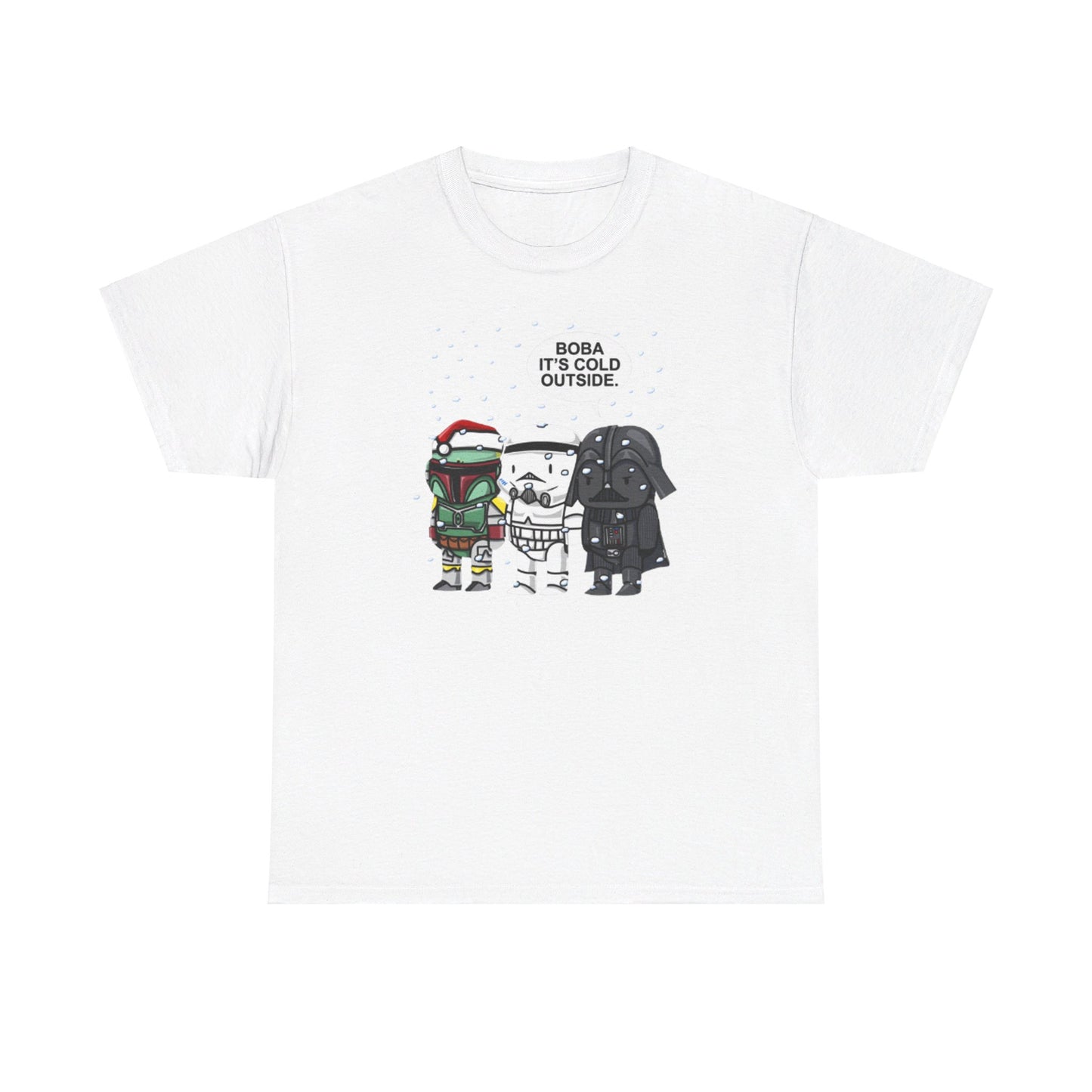 OMNI™ Star Wars Darth Vader Trio Christmas Themed Unisex Heavy Cotton T-Shirt