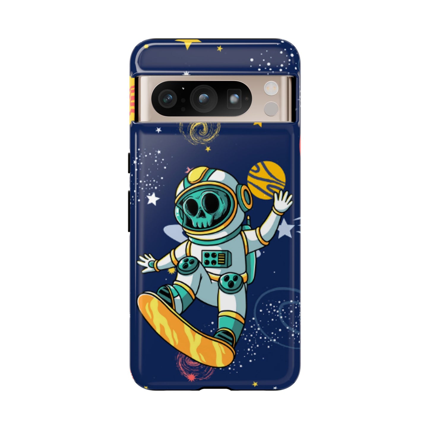 OMNI™ Skeleton Astronaut Space Surfer Double Layered Phone Case