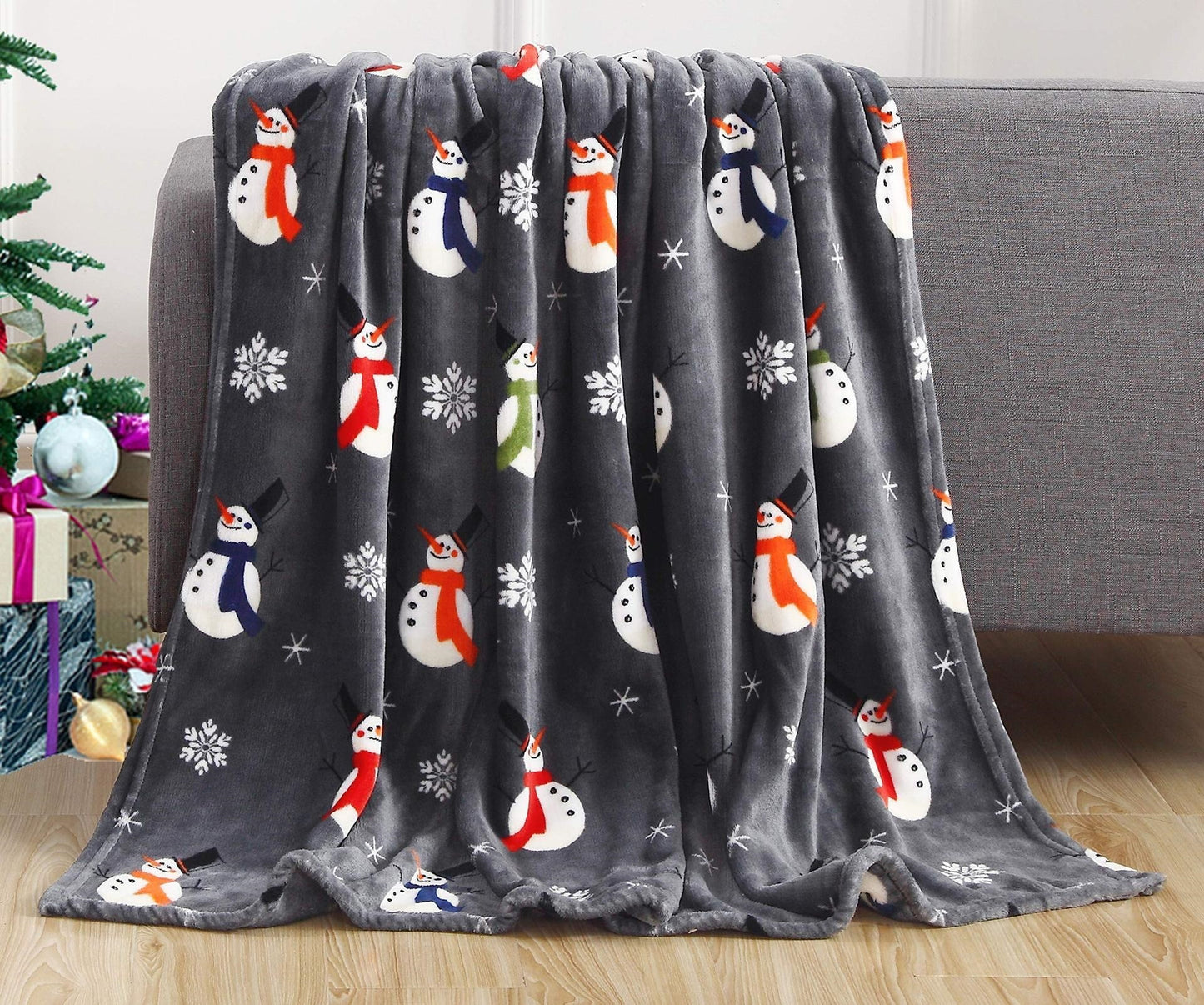 OMNI™ Double-sided Christmas Flannel Blanket