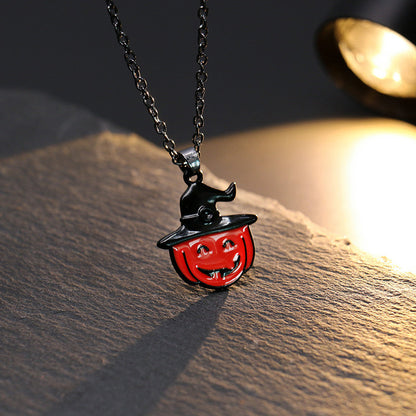 OMNI™ Hanging Skeleton Halloween Pendant Necklace