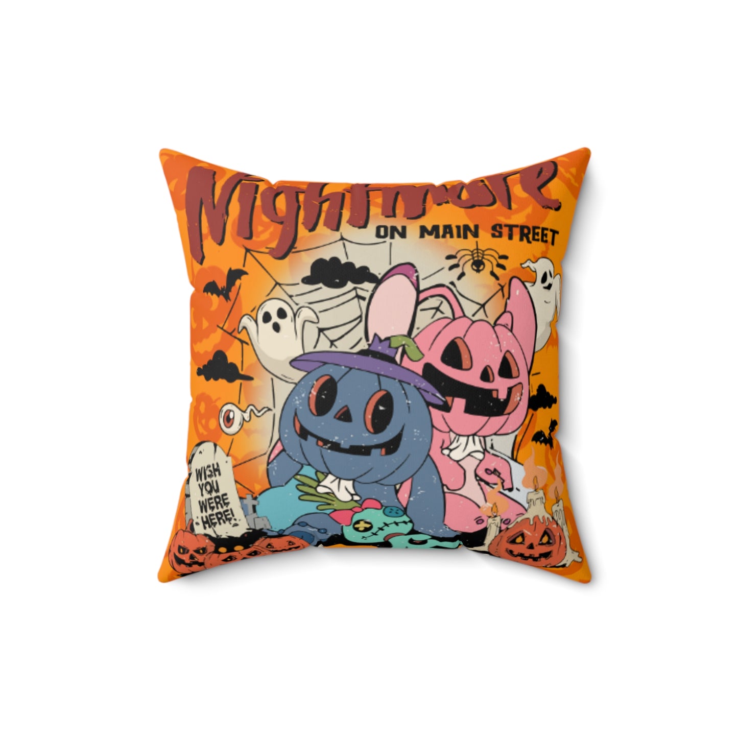 OMNI™ Nightmare On Main Street Spun Polyester Pillow