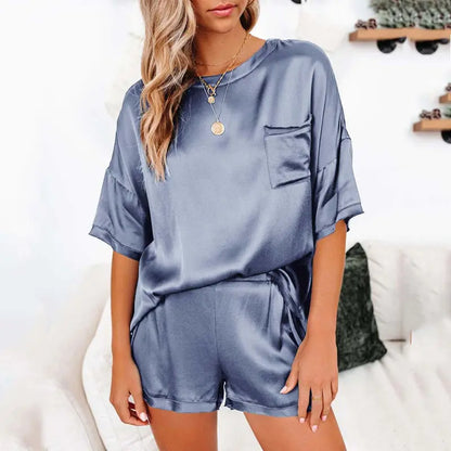 OMNI™ Summer Satin Pajamas Set