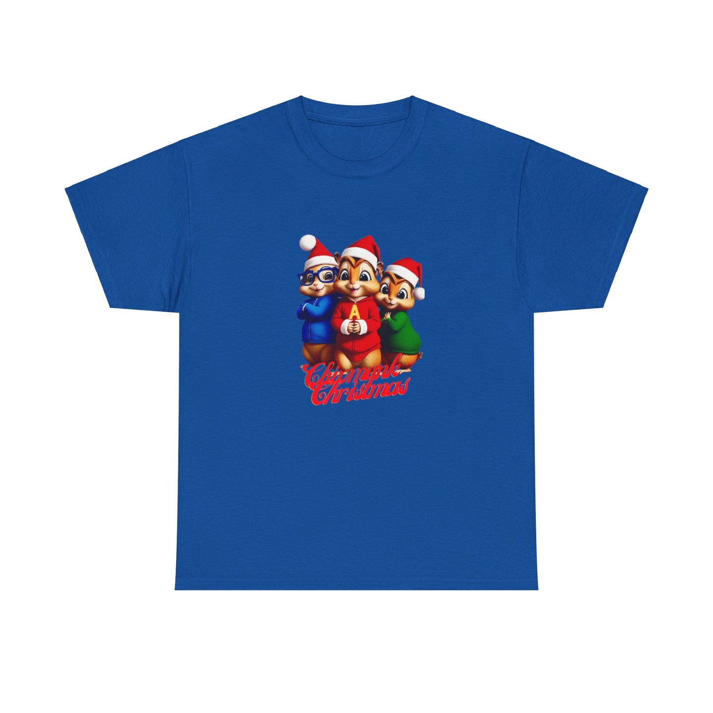 OMNI™ Chipmunk Christmas Unisex Heavy Cotton T-Shirt