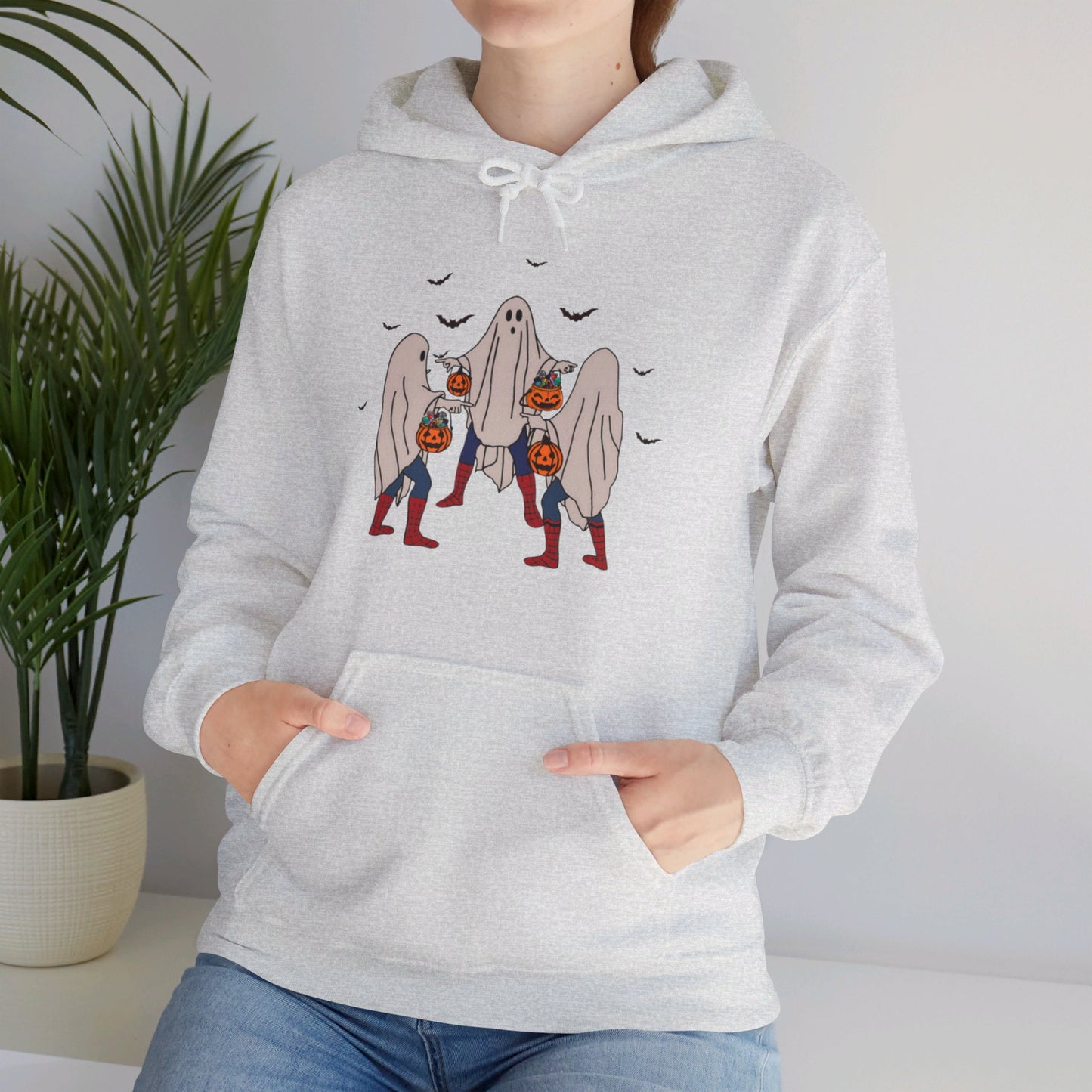 OMNI™ Halloween Themed Spider-Man Meme Unisex Heavy Blend Hoodie