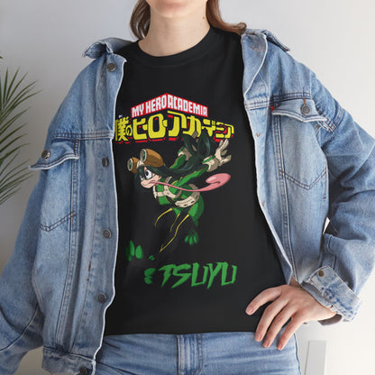OMNI™ My Hero Academia Tsuyu Asui Unisex Heavy Cotton T-Shirt
