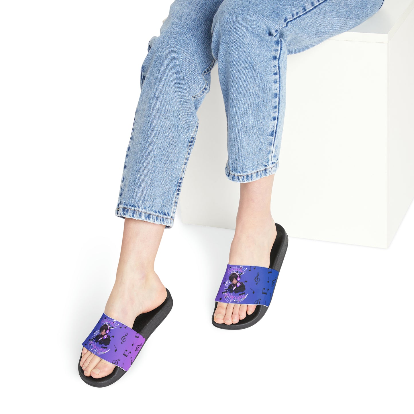 OMNI™ Silhouettes of My Coffin Women's PU Slide Sandals