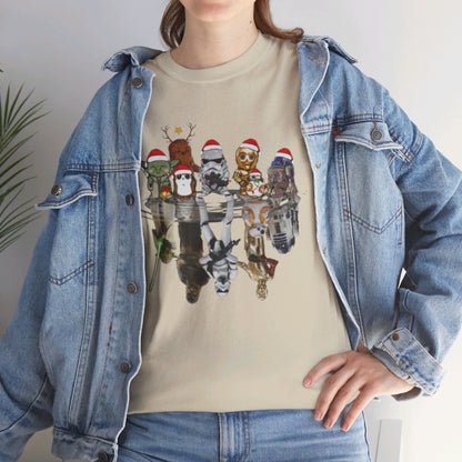 OMNI™ Star Wars Christmas Themed Unisex Heavy Cotton T-Shirts