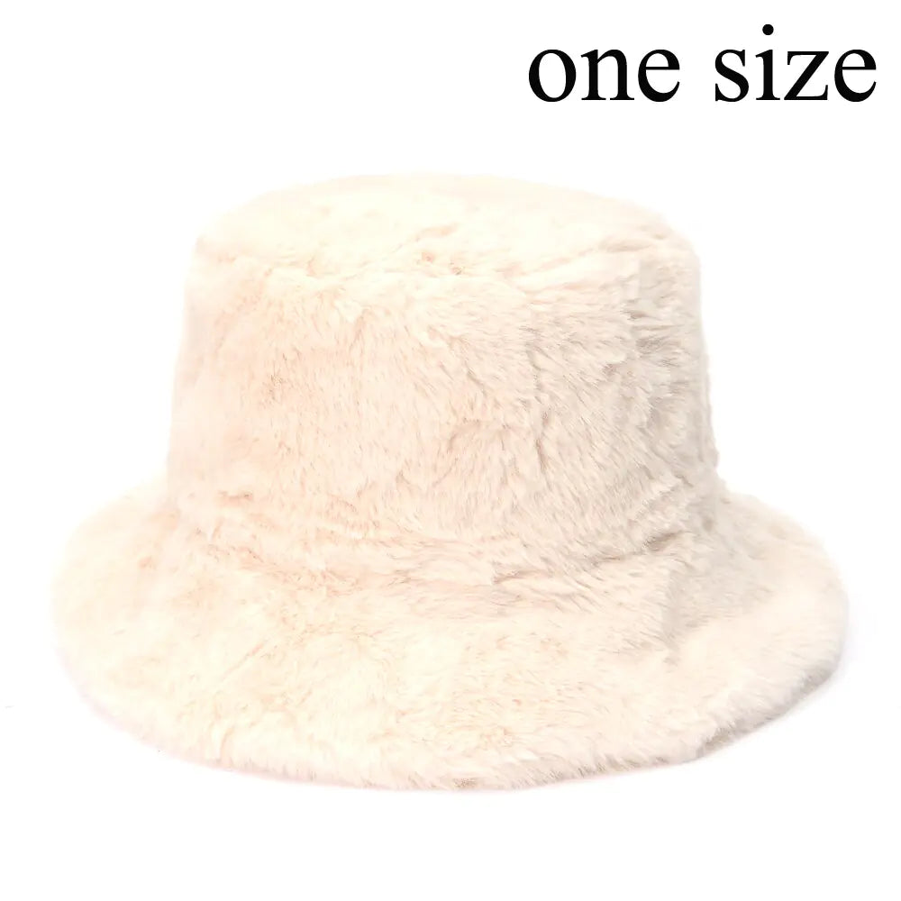 OMNI™ Winter Faux Fur Fluffy Bucket Hat