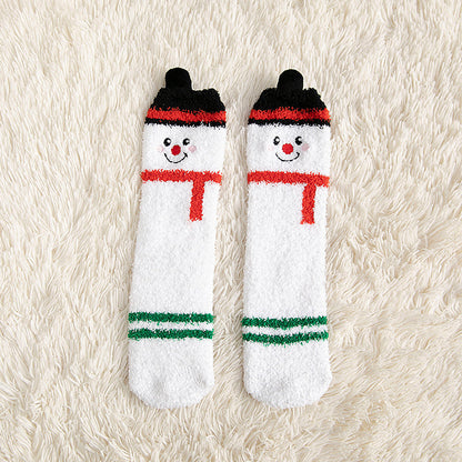 OMNI™ 3D Plush Coral Fleece Christmas Socks