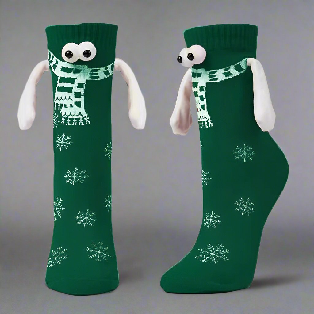 OMNI™ Christmas Themed Magnetic Hand Holding Socks