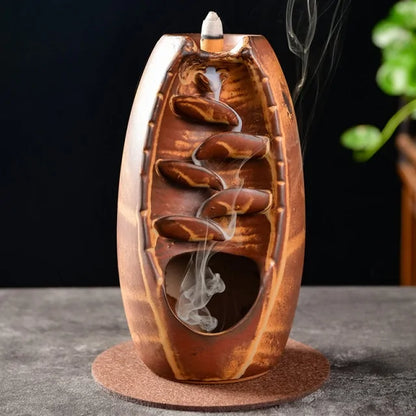 OMNI™ Ceramic Waterfall Incense Burner