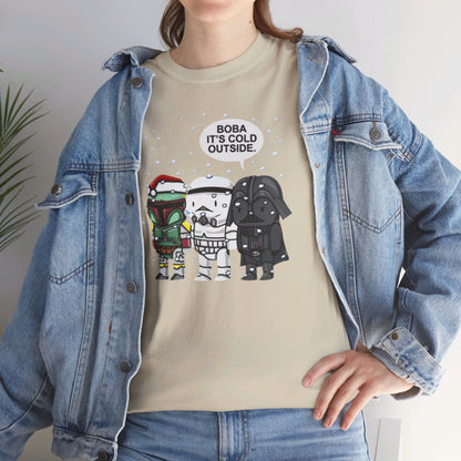 OMNI™ Star Wars Darth Vader Trio Christmas Themed Unisex Heavy Cotton T-Shirt