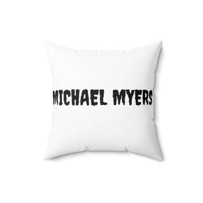 OMNI™ Michael Myers Design Spun Polyester Square Pillow for Halloween