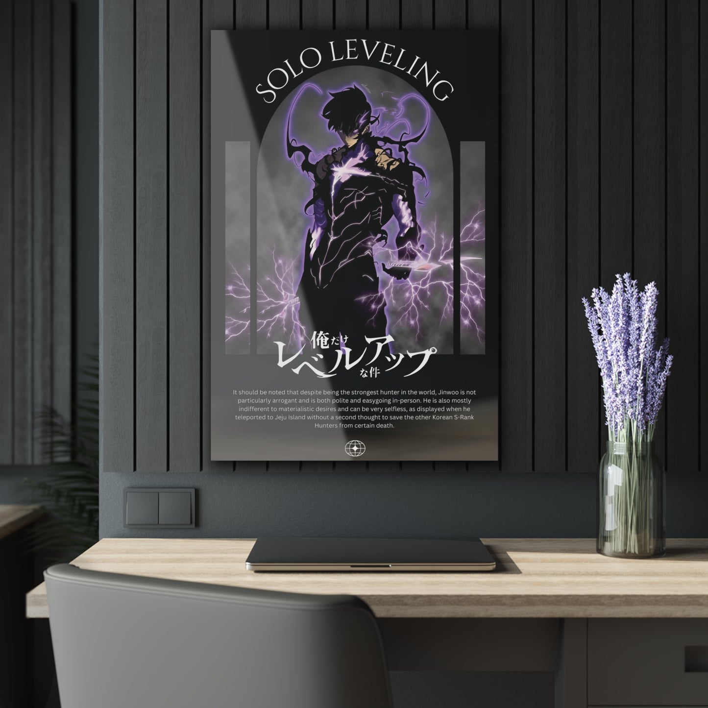 OMNI™ Solo Leveling Sung Jinwoo's Monarch Awakening Acrylic Print