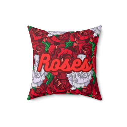 OMNI™ Roses Spun Polyester Square Pillow