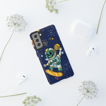 OMNI™ Skeleton Astronaut Space Surfer Double Layered Phone Case