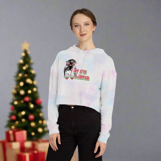 OMNI™ Merry Mama Women’s Cropped Hoodie