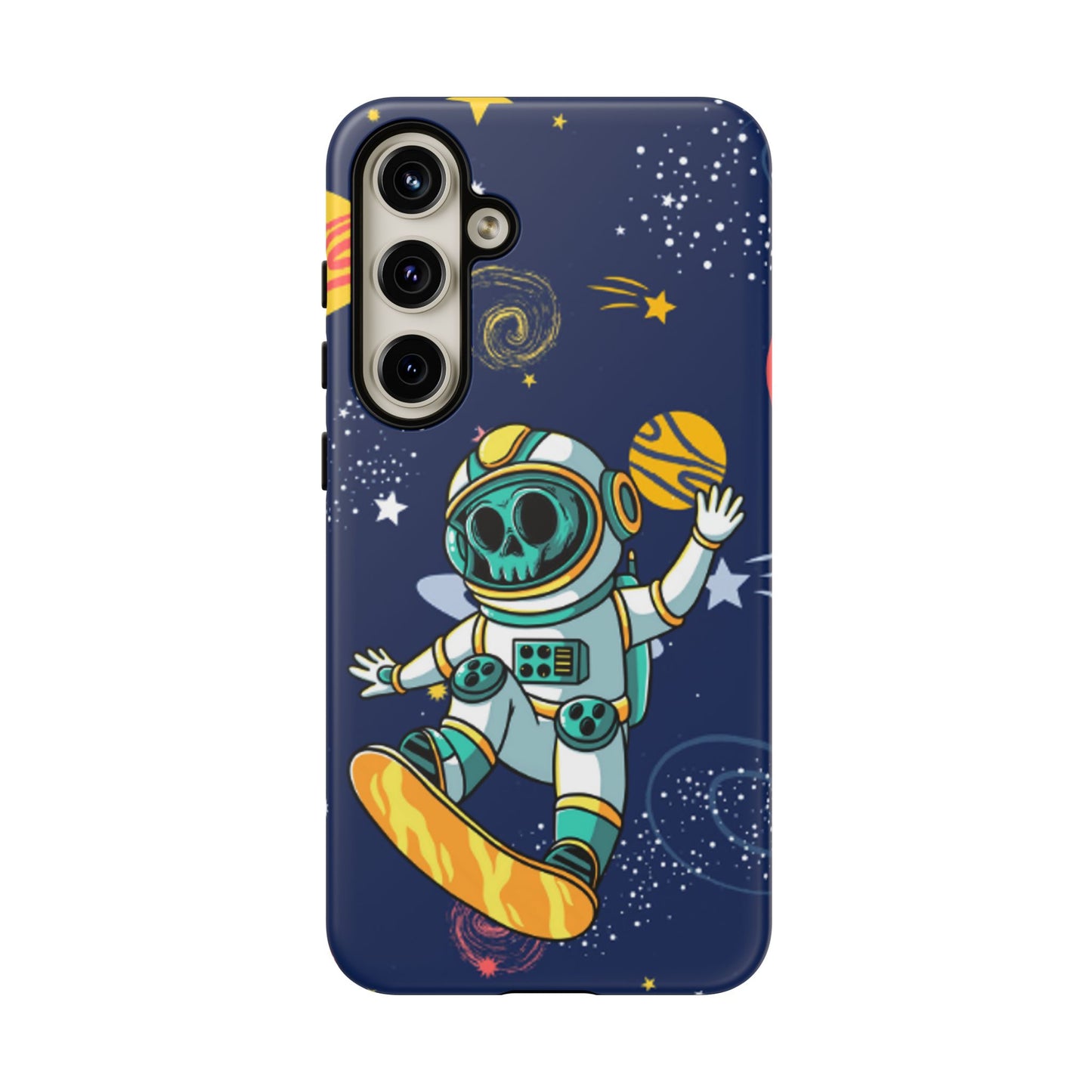 OMNI™ Skeleton Astronaut Space Surfer Double Layered Phone Case