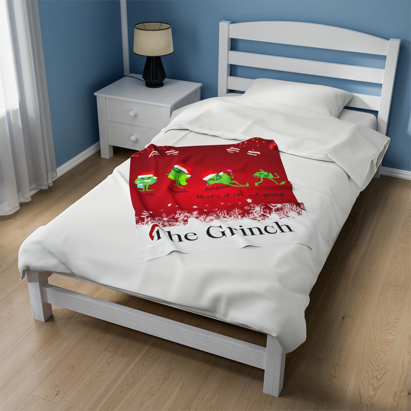 OMNI™ The Grinch "That's It I'm Not Going" Velveteen Plush Blanket