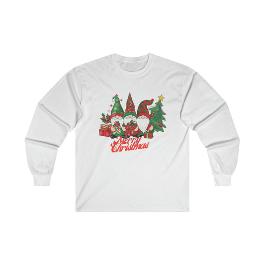 OMNI™ Garden Gnome Trio Ultra Cotton Long Sleeve T-Shirt