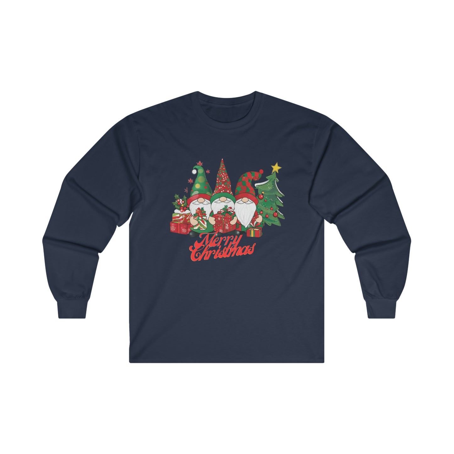 OMNI™ Garden Gnome Trio Ultra Cotton Long Sleeve T-Shirt
