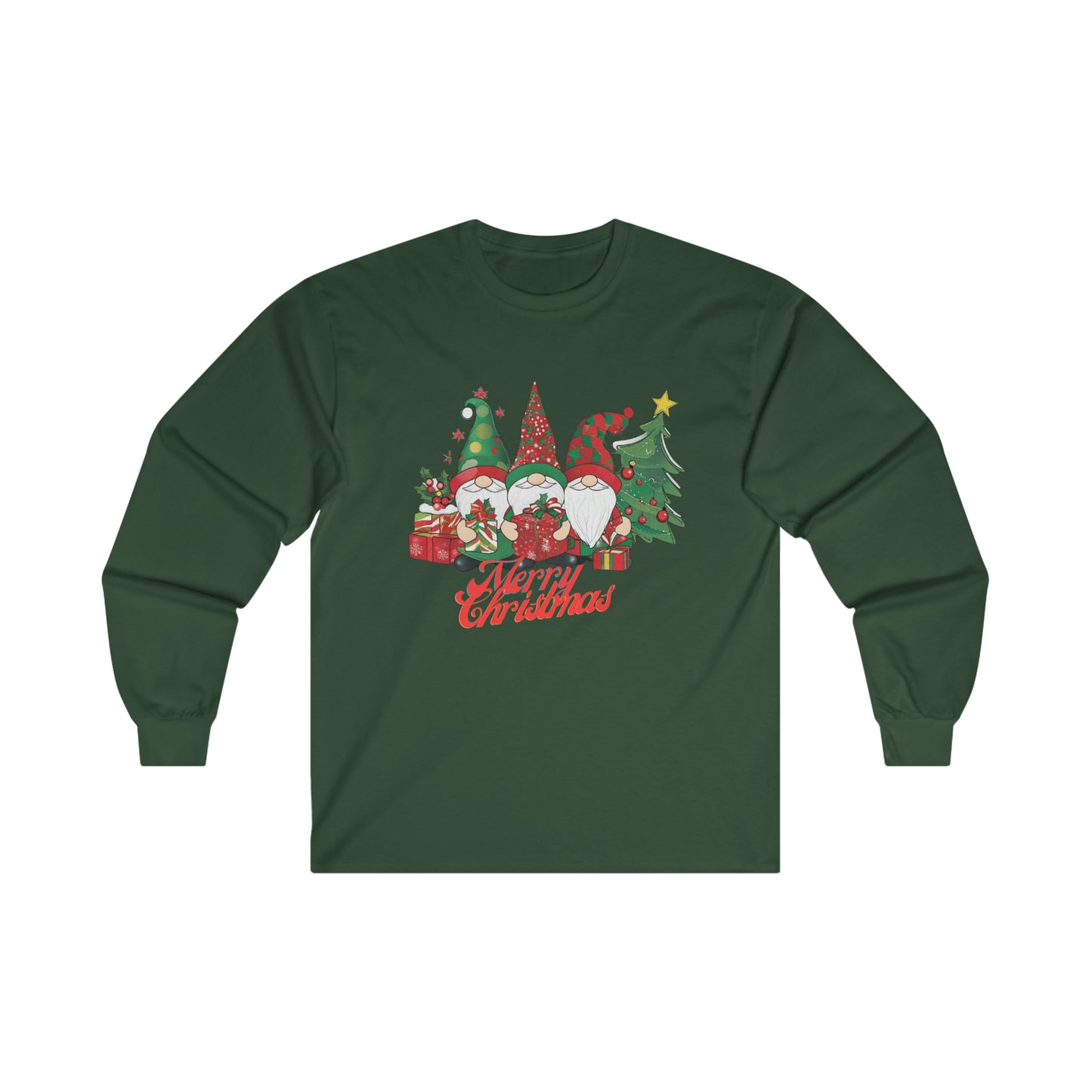 OMNI™ Garden Gnome Trio Ultra Cotton Long Sleeve T-Shirt