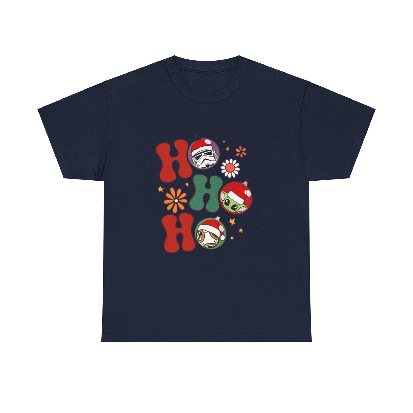 OMNI™ HO! HO! HO! Star Wars Christmas Themed Unisex Heavy Cotton T-Shirt