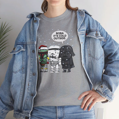 OMNI™ Star Wars Darth Vader Trio Christmas Themed Unisex Heavy Cotton T-Shirt