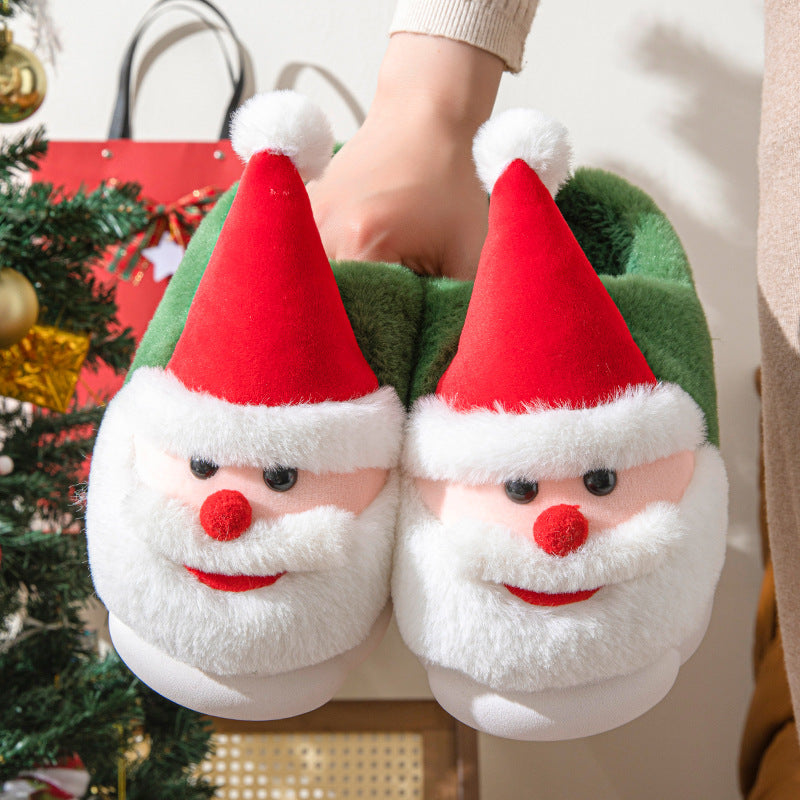 OMNI™ 3D Plush Unisex Santa Claus Thick-soled Non-slip Slippers