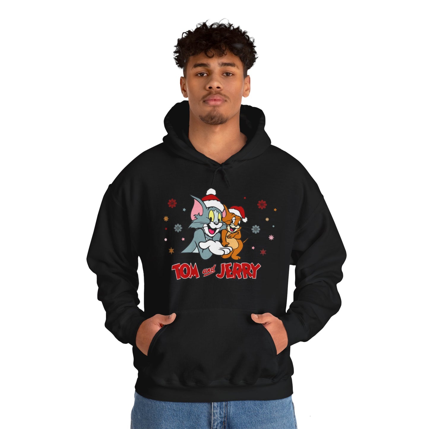 OMNI™ Tom and Jerry Christmas Themed Unisex Heavy Blend Hoodie