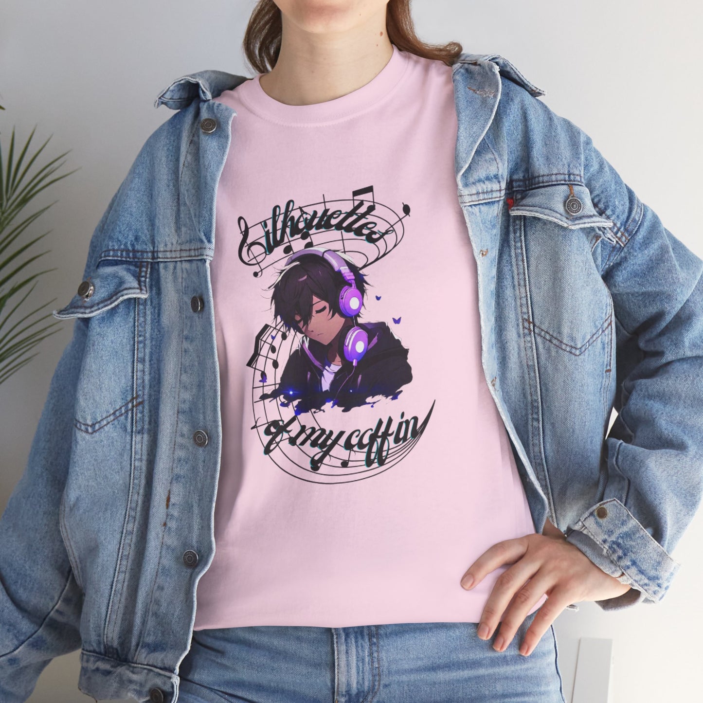 Silhouettes Of My Coffin Unisex Heavy Cotton T-Shirt
