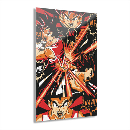 OMNI™ Dragon Ball Z Saiyan Battle Clash Acrylic Print