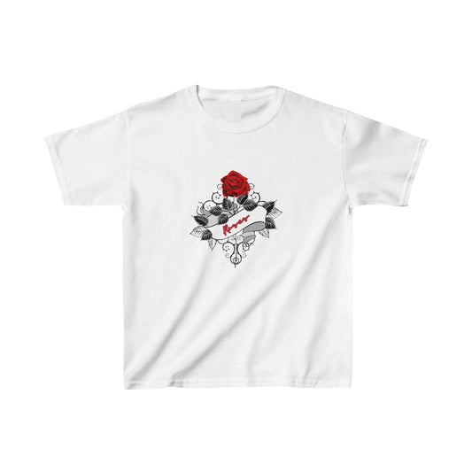 OMNI™ Roses Kids Heavy Cotton T-Shirt