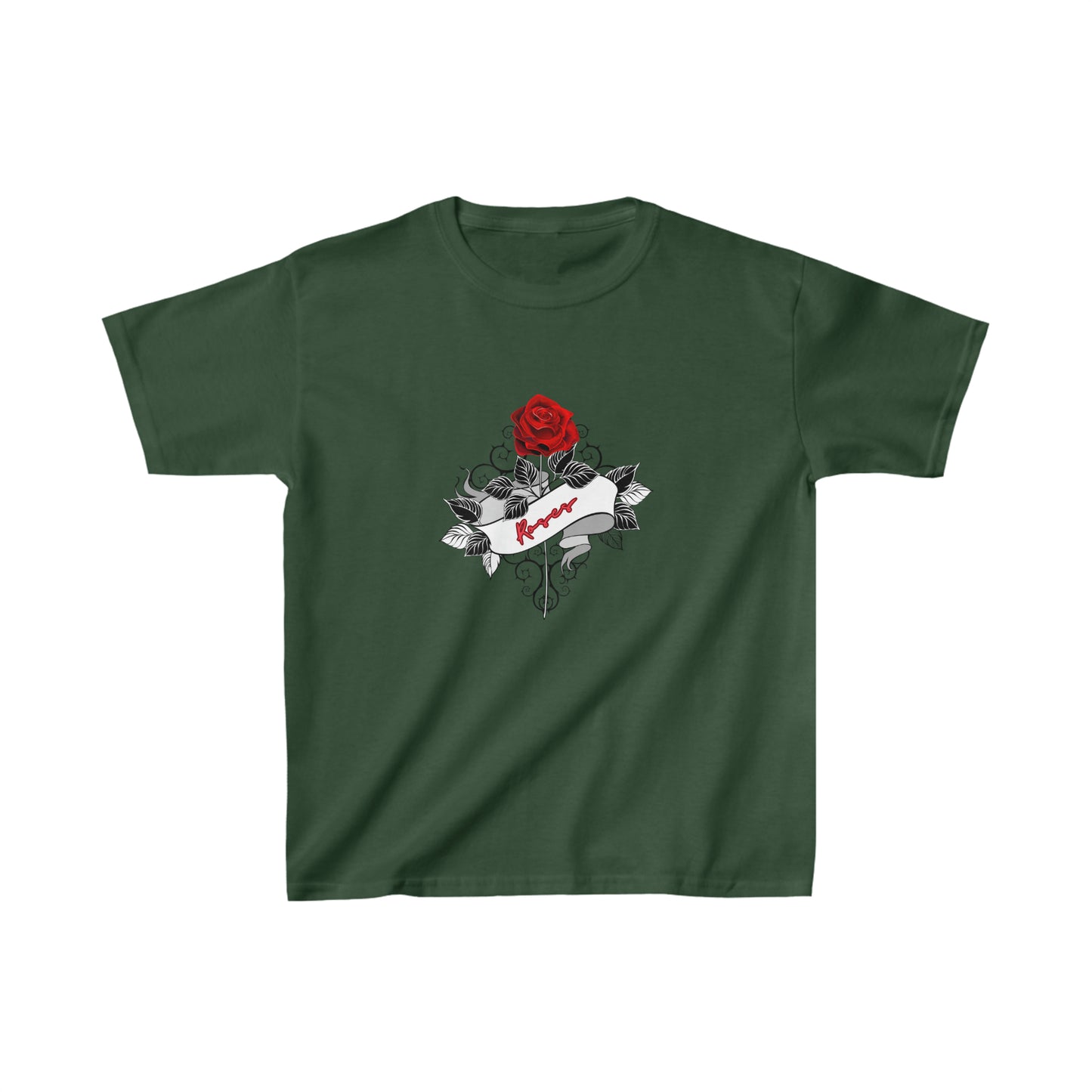 OMNI™ Roses Kids Heavy Cotton T-Shirt