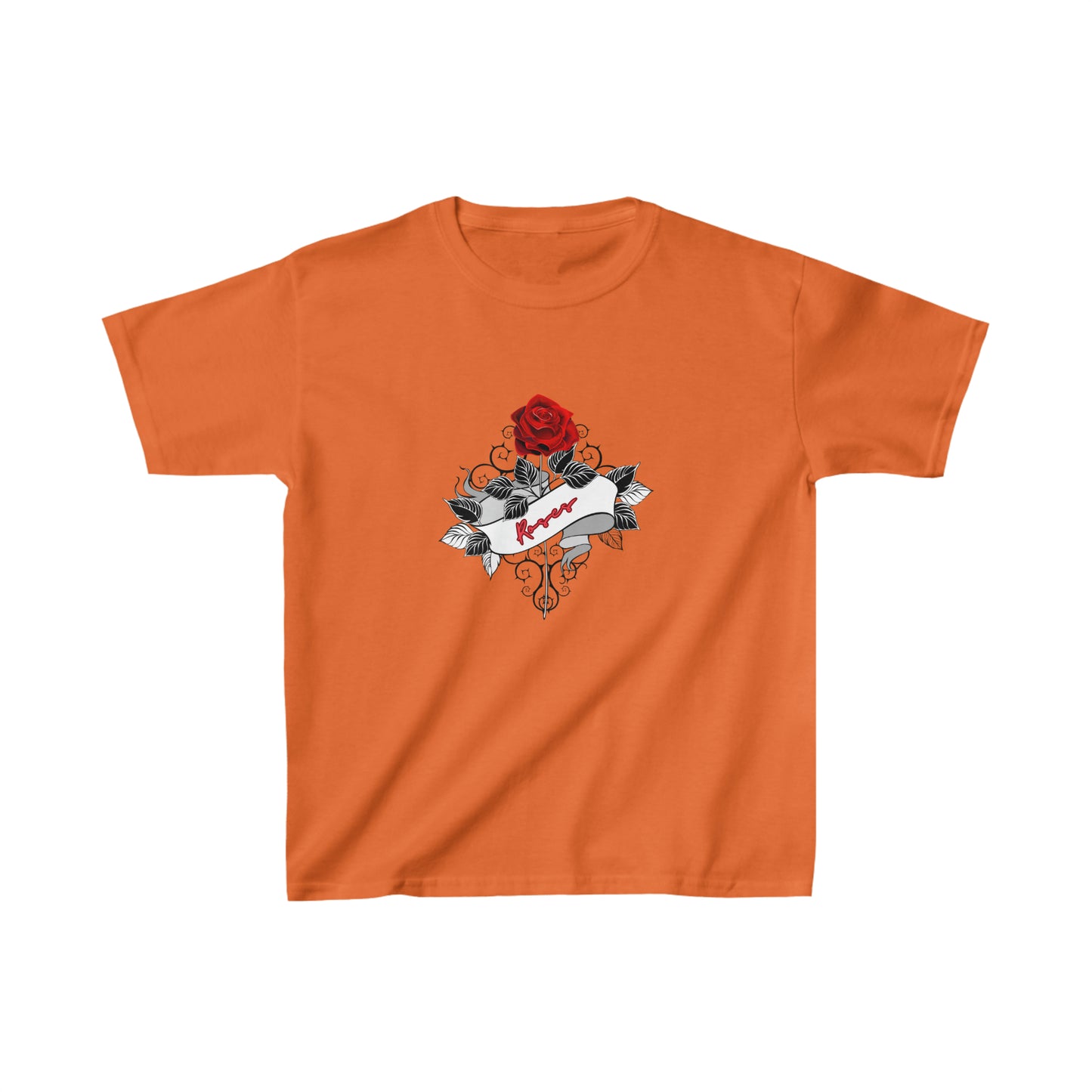 OMNI™ Roses Kids Heavy Cotton T-Shirt