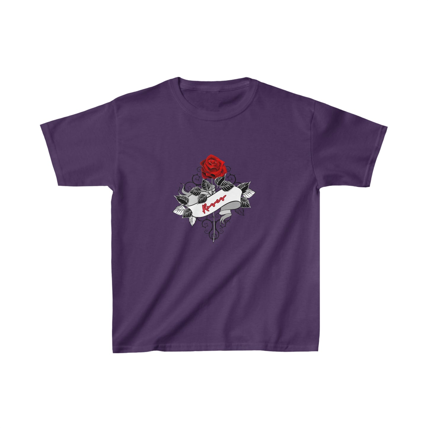 OMNI™ Roses Kids Heavy Cotton T-Shirt