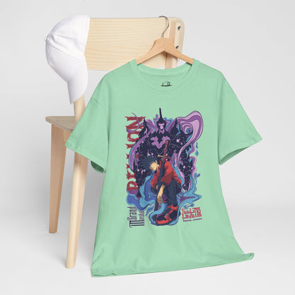 OMNI™ Solo Leveling Sung Drip-Woo Unisex Heavy Cotton T-Shirt