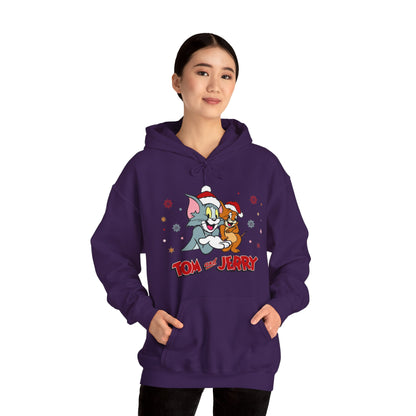 OMNI™ Tom and Jerry Christmas Themed Unisex Heavy Blend Hoodie