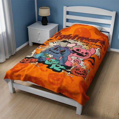 OMNI™ Nightmare On Main Street Velveteen Plush Blanket