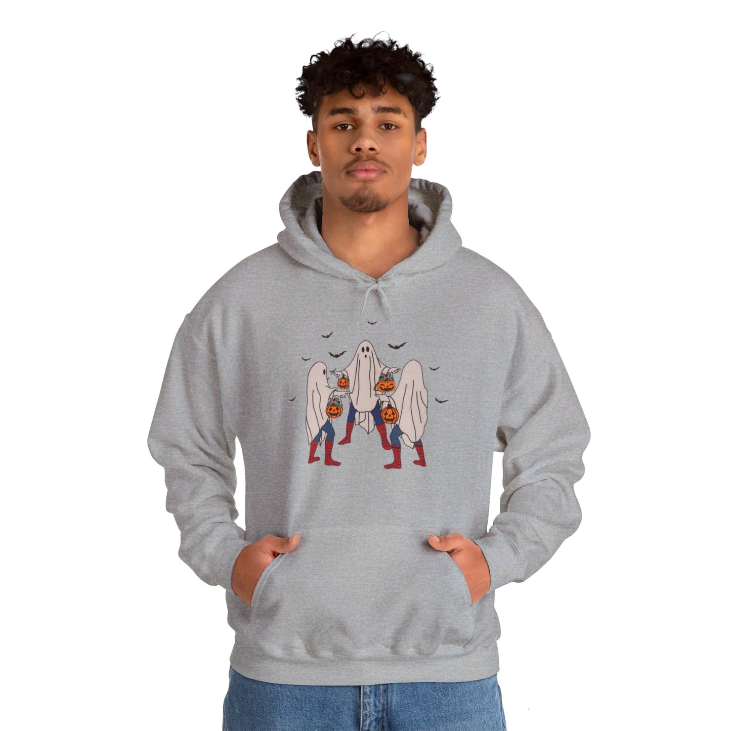 OMNI™ Halloween Themed Spider-Man Meme Unisex Heavy Blend Hoodie