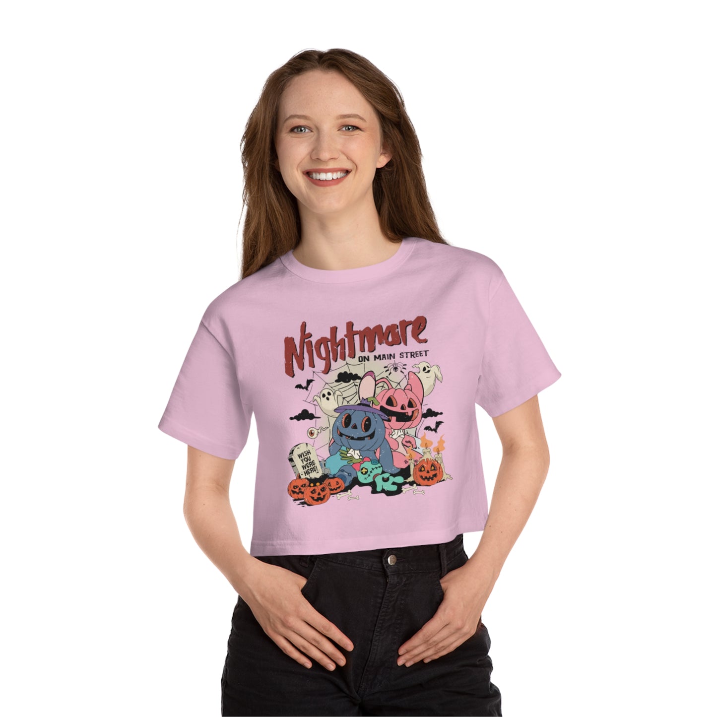 OMNI™ Nightmare On Main Street Champion Women's Heritage Cropped T-Shirt