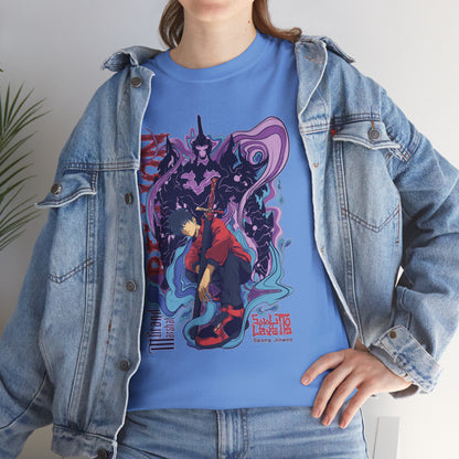 OMNI™ Solo Leveling Sung Drip-Woo Unisex Heavy Cotton T-Shirt